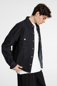 Куртка джинсовая O3, черная