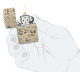 Зажигалка ZIPPO Alchemy Design с покрытием 540 Matte, латунь/сталь, бежевая, матовая, 38x13x57 мм