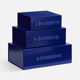 Коробка складная Holdfold, M, синяя