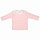 Футболка детская с длинным рукавом Baby Prime, розовая с молочно-белым