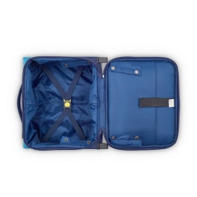 Чемодан 2-х колесный DELSEY BROCHANT 3 22.5 x 37,5 x 39 см синий, голубой