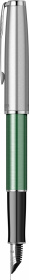 Перьевая ручка Parker Sonnet Essentials Green SB Steel CT, перо: F, цвет чернил black, в подарочной упаковке.