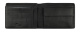 Портмоне BUGATTI Bomba, с защитой данных RFID, чёрное, кожа козы/полиэстер, 12,5х2х9 см