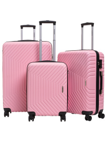 ЧЕМОДАН АБС-пластик RB-06C Цвет: розовый, 22x39x55 см