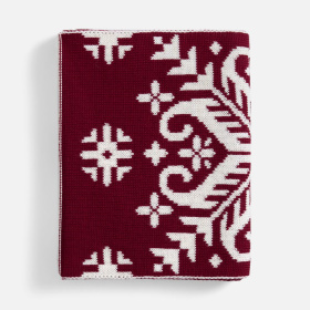 Шарф Wintertude L, красный с белым