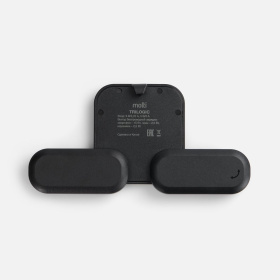 Складная станция беспроводной зарядки Trilogic, черная