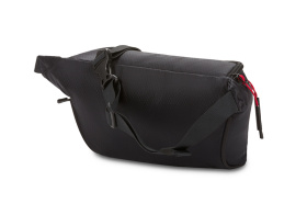Сумка на пояс SWISSGEAR, черная, полиэстер с плетением рип-стоп, 38 x 5 x 15 см
