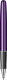 Ручка-роллер Parker Sonnet Essentials Violet SB Steel CT, цвет чернил black, перо: F,  в подарочной упаковке.
