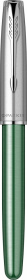Ручка-роллер Parker Sonnet Essentials Green SB Steel CT, цвет чернил black, перо: F, в подарочной упаковке.