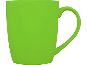 Кружка с покрытием soft-touch C1, зеленое яблоко