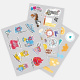 Наклейки UV-DTF Stiker Pack на заказ, S