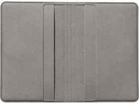 Футляр-книжка на 4-е карты с RFID Favor, серый