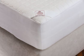 2201604 Наматрасник MATTRESS COTTON DRYSOFT GRASS непромокаемый с юбкой 160х200х40