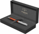 Шариковая ручка Parker Sonnet Essentials Orange SB Steel CT, цвет чернил black, перо: M, в подарочной упаковке.