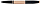 Ручка-роллер Cross Calais Brushed Rose Gold Plate and Black Lacquer