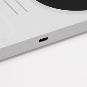 Беспроводное зарядное устройство с подогревом кружки Hot Task, белое