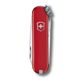 Нож-брелок VICTORINOX Classic "Style Icon", 58 мм, 7 функций, красный