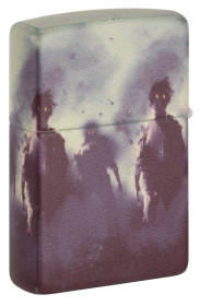 Зажигалка ZIPPO Zombie Design с покрытием 540 Matte, латунь/сталь, белая, матовая, 38x13x57 мм