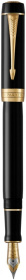 Ручка перьевая Parker Duofold Classic Centennial Black GT стержень: M, цвет чернил: black, в подарочной упаковке.
