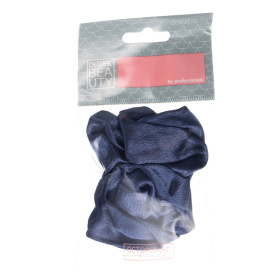 Резинка для волос Dewal Beauty из ткани, синяя (1 шт.)