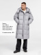 Пуховик унисекс Kapsula, серый