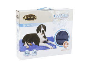 SCRUFFS Матрас для животных охлаждающий "Cool Mat", голубой, 120х75 см (Великобритания)