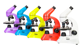(RU) Микроскоп Levenhuk Rainbow 50L Lime\Лайм