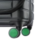 Набор из накладок для колёс 8 шт и адресной бирки DELSEY Travel Accessories 17 x 4 x 44 см зеленый