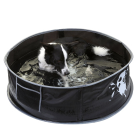 DOOG Бассейн для собак, черный, L, 122х122х30см (Австралия)