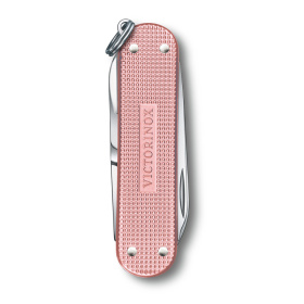 Нож-брелок VICTORINOX Classic SD Alox Colors "Cotton Candy", 58 мм, 5 функций, светло-розовый