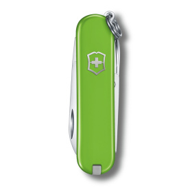 Нож-брелок VICTORINOX Classic SD Colors "Smashed Avocado", 58 мм, 7 функций, салатовый