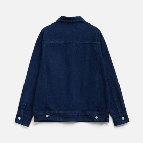 Куртка джинсовая O1, темно-синяя