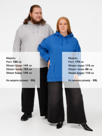 Худи унисекс Condor, серый меланж