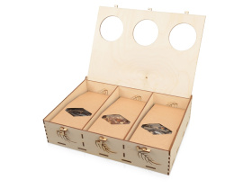 Подарочная коробка Лист (натуральный)