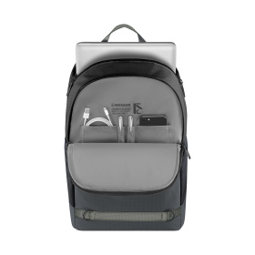 Рюкзак WENGER Tyon 15.6", антрацит/черный, переработанный ПЭТ/Полиэстер, 32х18х48 см, 23 л.