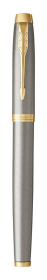 Ручка роллер Parker IM Metal Core Brushed Metal GT