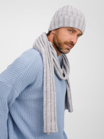 Шапка Metelitsa, серебристо-серый меланж