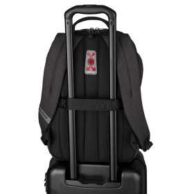 Рюкзак WENGER MX Light 16”, серый, 100% полиэстер, 31х20х44 см, 21 л