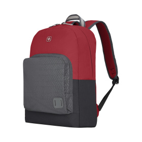 Рюкзак WENGER NEXT Crango 16", красный/черный, переработанный ПЭТ/Полиэстер, 33х22х46 см, 27 л.