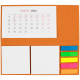 Календарь настольный Grade, оранжевый