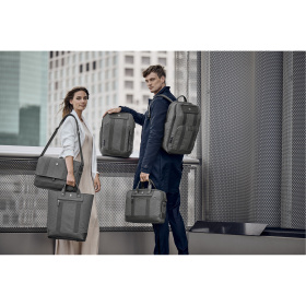 Рюкзак VICTORINOX Architecture Urban2 City Backpack 14'', серый, полиэстер / кожа, 30x19x42 см, 17 л