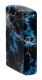 Зажигалка ZIPPO Lightning с покрытием Glow In The Dark Green, латунь/сталь, черная, 38x13x57 мм