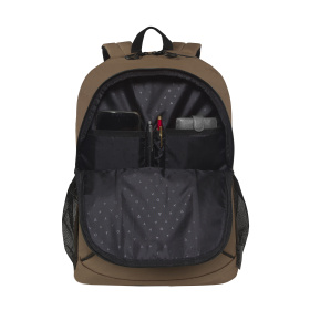 Рюкзак TORBER ROCKIT с отделением для ноутбука 15,6", коричневый, полиэстер 600D, 46 х 30 x 13