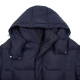 Пуховик унисекс Kapsula, темно-синий