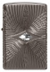 Зажигалка ZIPPO Armor® с покрытием Black Ice®, латунь/сталь, чёрная, 38x13x57 мм