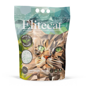 ELITECAT Наполнитель впитывающий силикагель "Chrysolite Green Tea", 7.6л