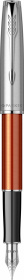 Перьевая ручка Parker Sonnet Essentials Orange SB Steel CT, перо: F, цвет чернил black, в подарочной упаковке.