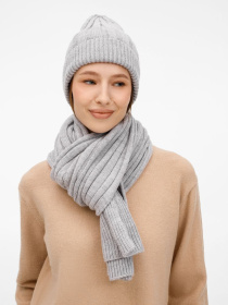 Шапка Bellish, светло-серый меланж