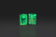 Зажигалка ZIPPO Skull Design с покрытием Glow In The Dark Green,латунь/сталь,разноцветная38x13x57 мм
