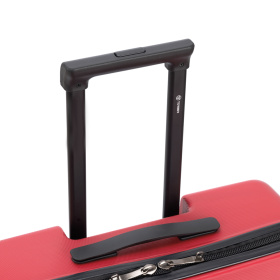 Чемодан TORBER Elton, красный, ABS-пластик, 38 х 22 х 54 см, 35 л